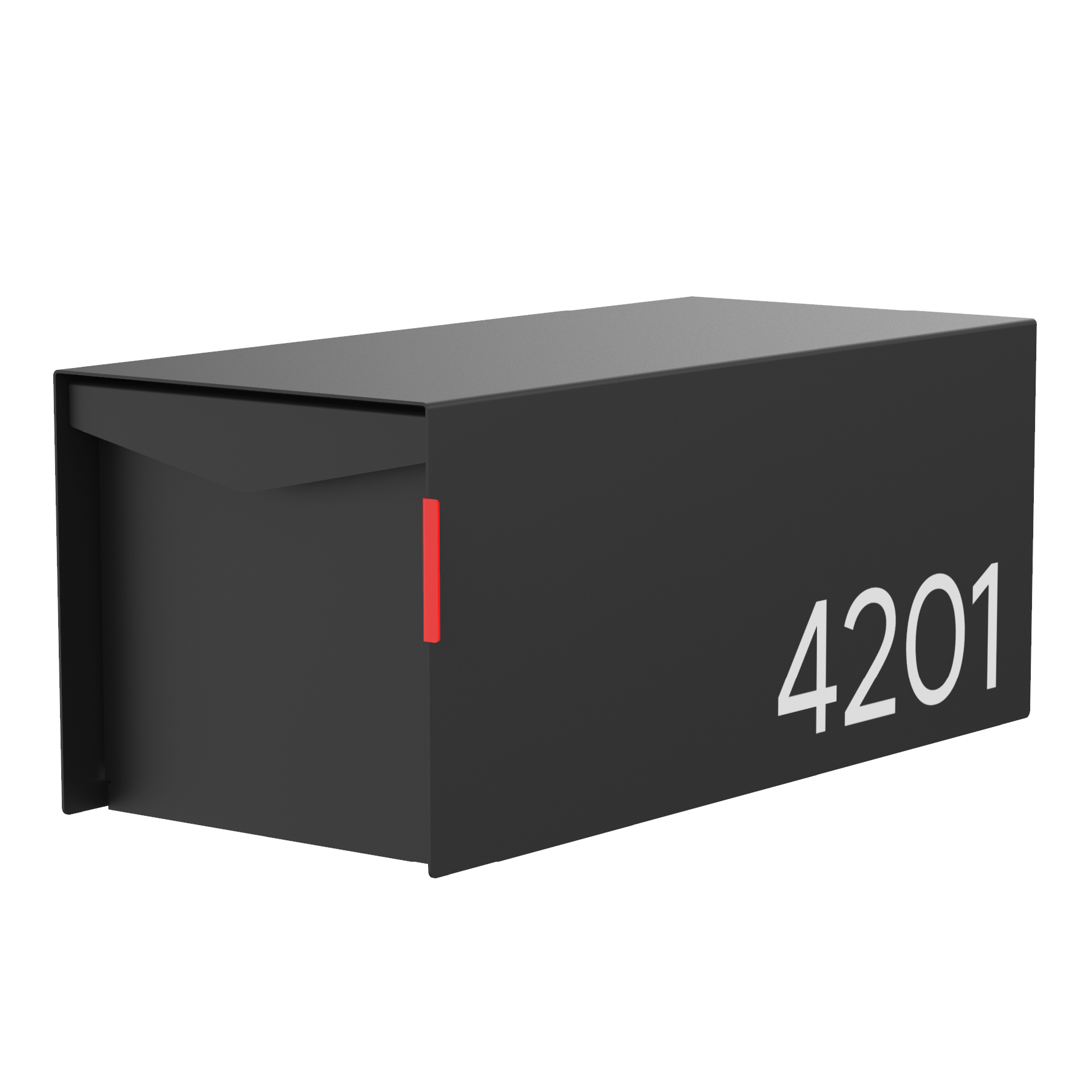 Post Mounted Mailbox Flat Top Style Olio Home Olio Home post-mounted-mailbox-flat-top-style-olio-home-olio-home