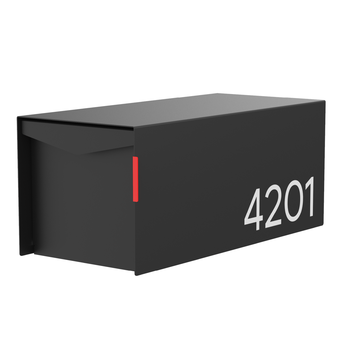 Post Mounted Mailbox - Flat Top Style - Olio Home – Olio Home.